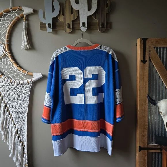 Free People Stanley Oversized Cambride Tee Jersey Nwot - Picture 7 of 9